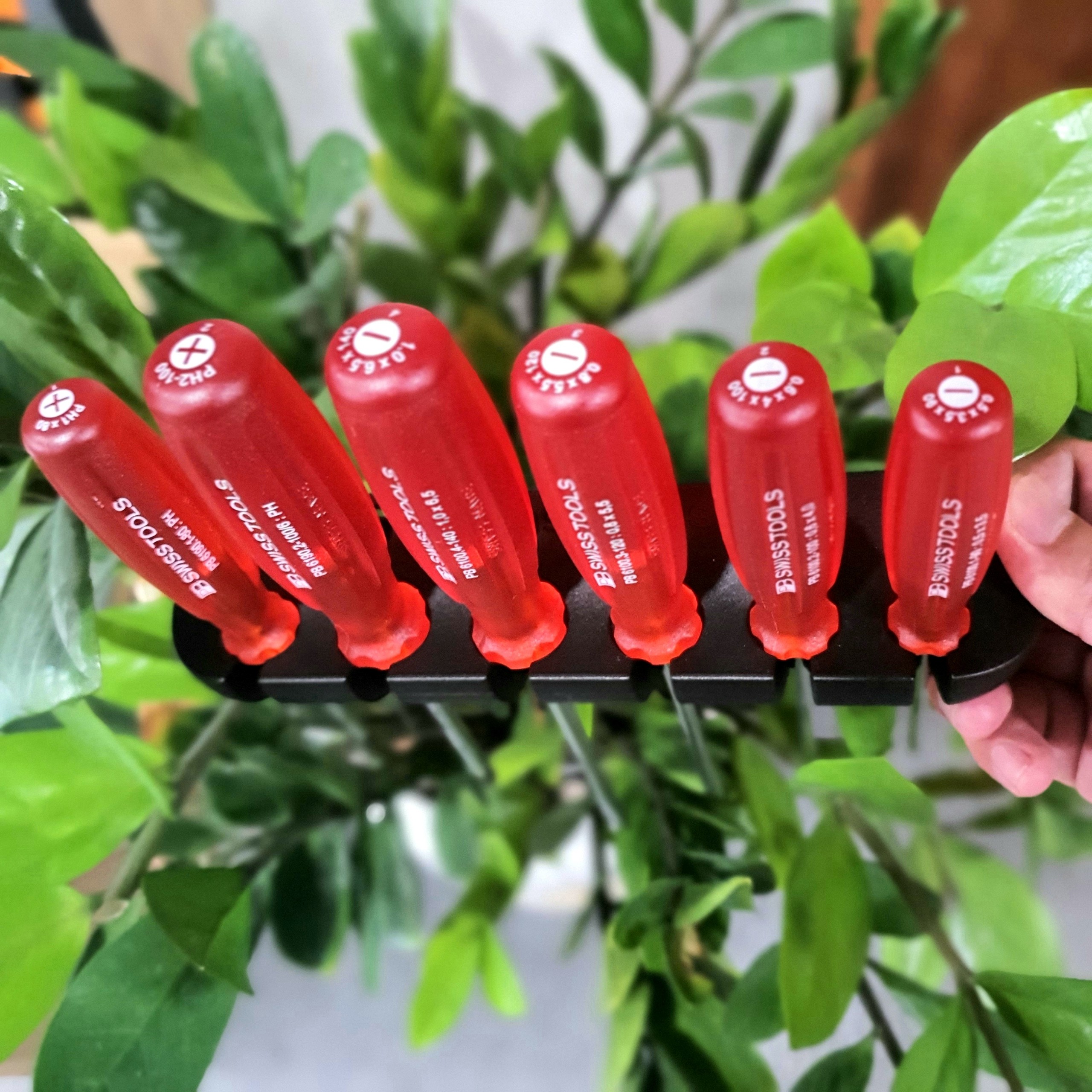 BỘ TUA VÍT 6 CÂY PB SWISS TOOLS 4 ĐẦU DẸP VÀ 2 ĐẦU PHILLIPS PB 6244