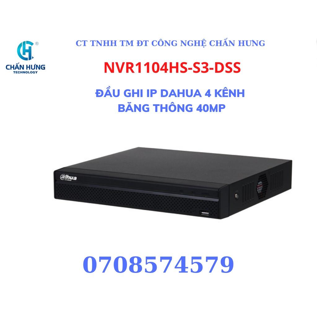 Đầu ghi hình camera IP 4 kênh DAHUA NVR1104HS-S3 - Hàng chính hãng