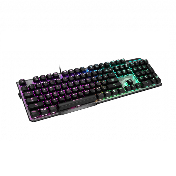 Bàn phím cơ gaming có dây MSI Vigor GK50 Elite BW US, Kailh Box White Switch (màu đen)- Hàng chính hãng