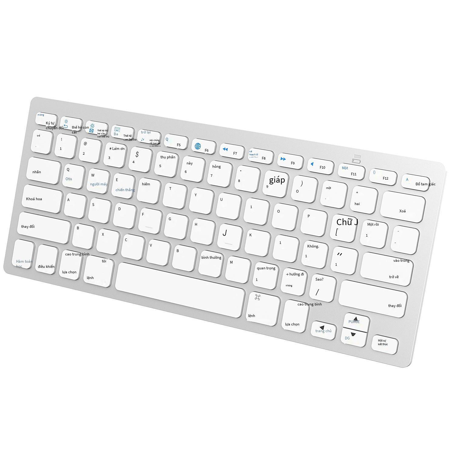 Đảm bảo chất lượng X5 Bàn phím tiếng Anh và tiếng Pháp đốm trắng phù hợp với điện thoại máy tính bảng Android iPad Bàn phím bluetooth tiếng Pháp