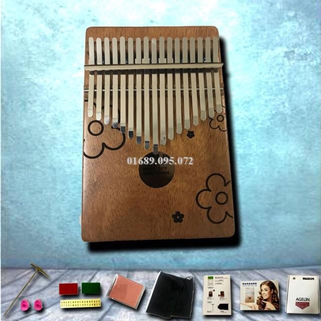 ( RẺ VÔ ĐỊCH ) ĐÀN KALIMBA 17 PHÍM HÌNH HOA