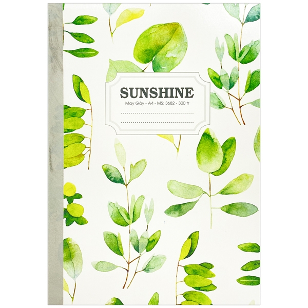 Sổ May Gáy Sunshine A4 300 Trang 3682 - Plants