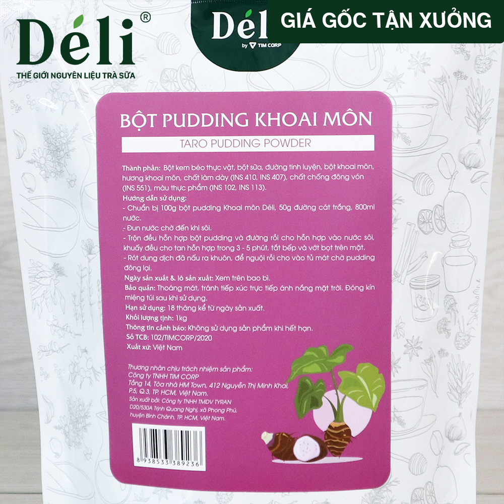 Pudding Khoai môn Déli