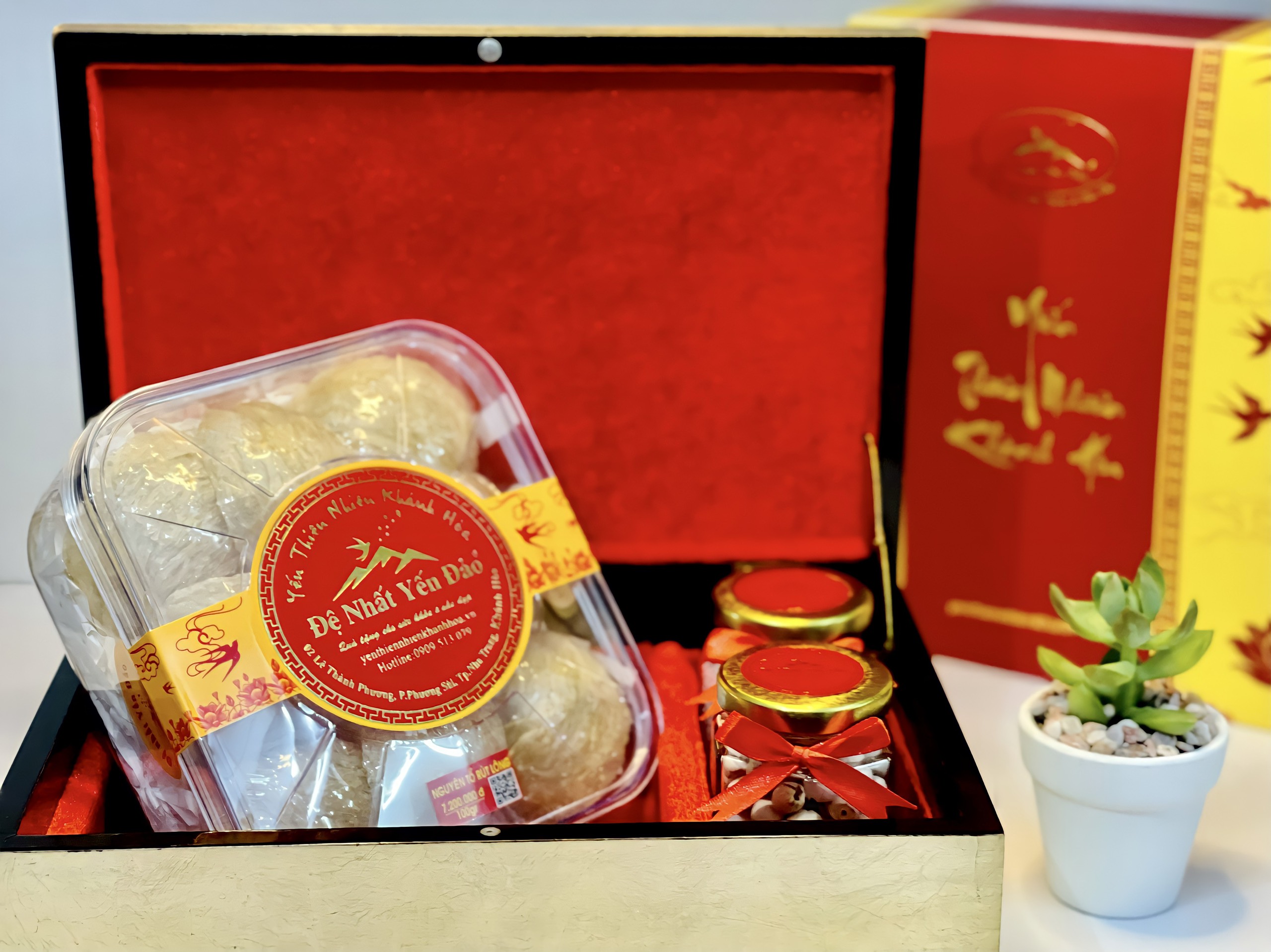 Yến Khánh Hòa - Nguyên Tổ Rút Lông [Hộp 100g] - Đệ Nhất Yến Đảo - Tăng cường sức đề kháng - Bổ phổi - Hỗ trợ điều trị ung thư - Điều hòa huyết áp - Cải thiện giấc ngủ - Bổ khí dưỡng nhan - Tăng cường sinh lực nam nữ