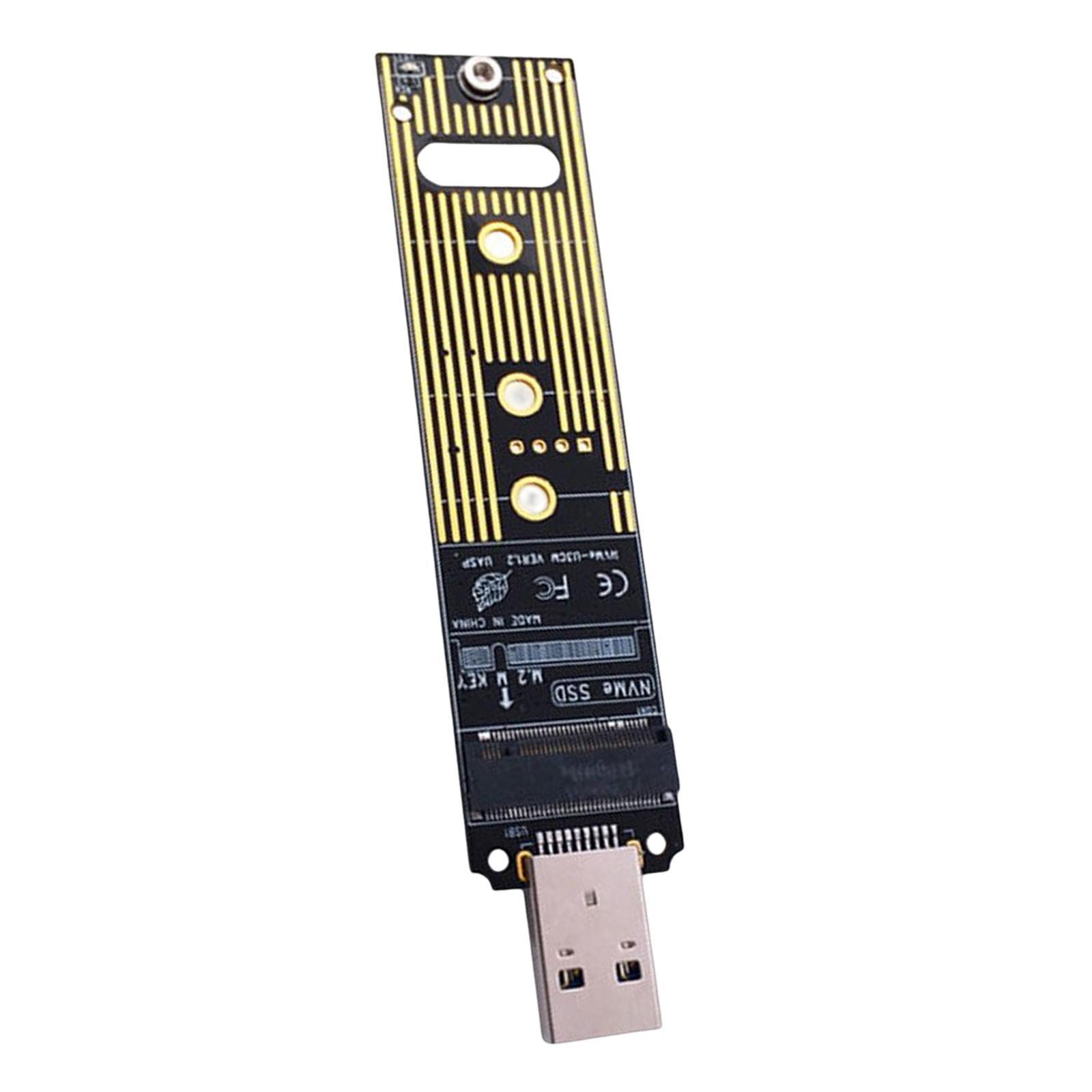 M.2  to USB 3.1 Adapter External Solid State Drive Adapter Parts 10Gbps