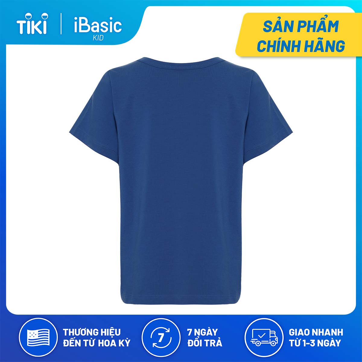 Bộ áo thun cotton mặc nhà bé trai tay ngắn hình in iBasic HOMB007T và quần HOMB007B