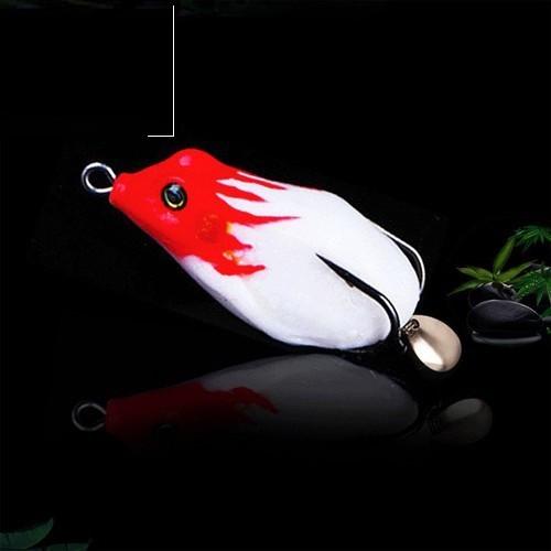 Mồi câu lure cá lóc cá xộp THUNDER FROG Nhái hơi Lưng Đốm Mồi giả câu cá