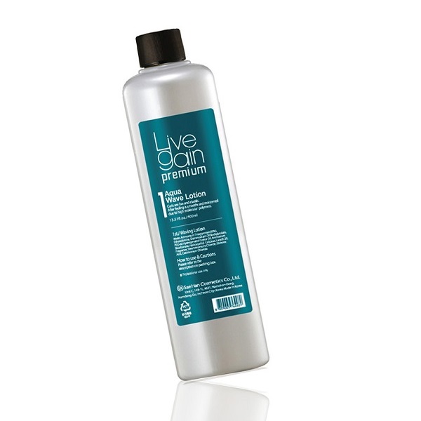 Thuốc uốn tóc, chỉ sử dụng trong salon chuyên nghiệp Livegain Premium AQUA Wave Lotion
