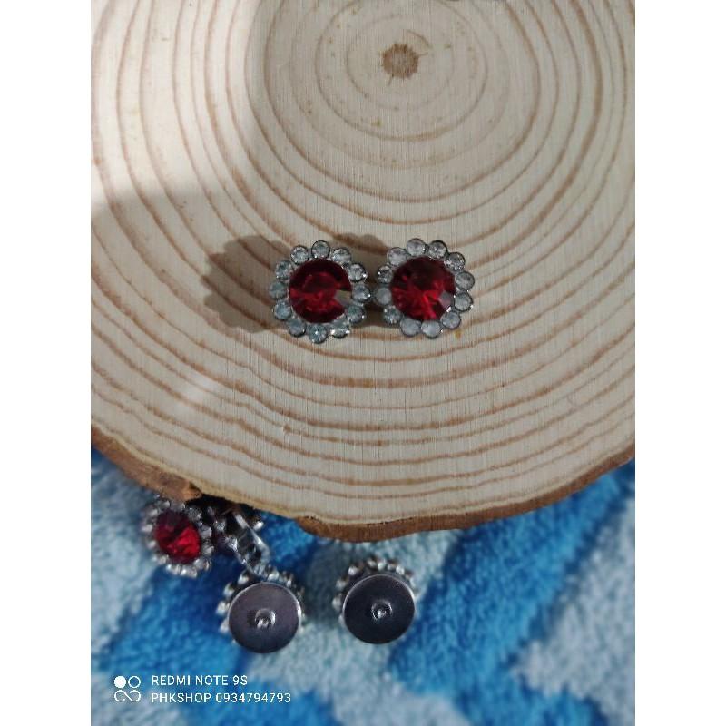 Hạt đá pha lê nguyên liệu oản handmade 1.2cm