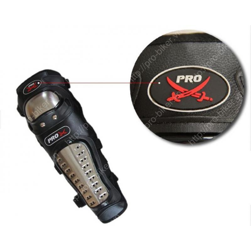 Bó gối kim loại inox Pro-biker Pro X (2 Tay + 2 Chân)