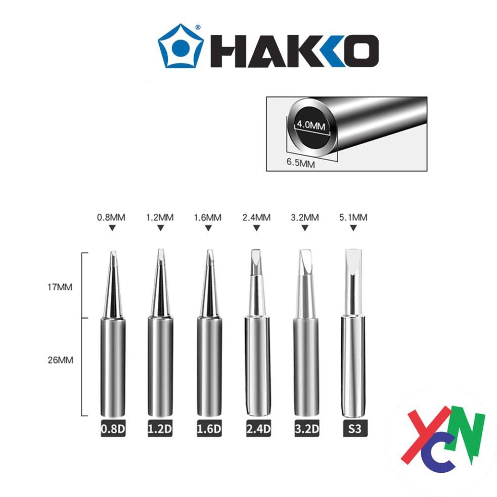 Đầu mỏ hàn Hakko 936, Mũi hàn 900M-T-K, 900M-T-B, 900M-T-I