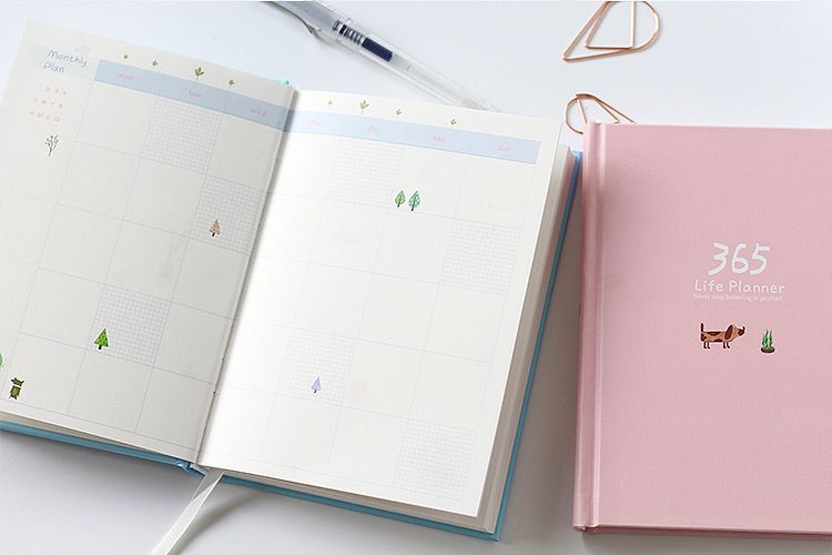 Sổ Nhật Ký 365 Ngày, Sổ Kế Hoạch Life Planner Cao Cấp