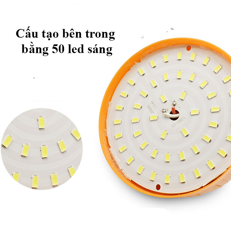Bóng Đèn Tích Điện 100W Siêu Sáng Có Móc Treo