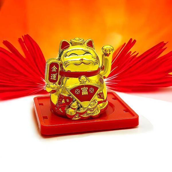 Tượng Mèo Thần Tài Vẩy Tay - WanLongDa 8012
