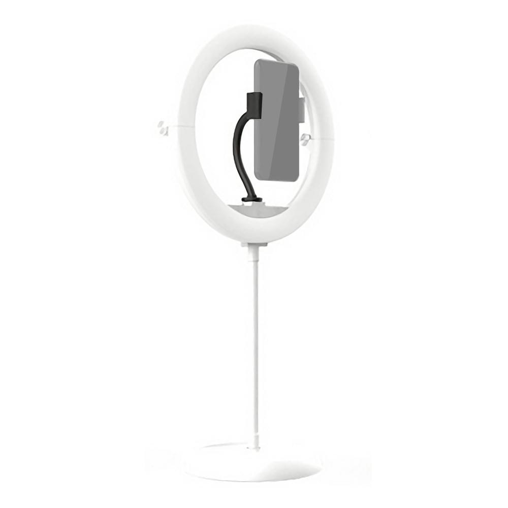 Đèn LED vòng 10 inch di động Thiết kế có thể gập lại có thể điều chỉnh Nhiệt độ màu