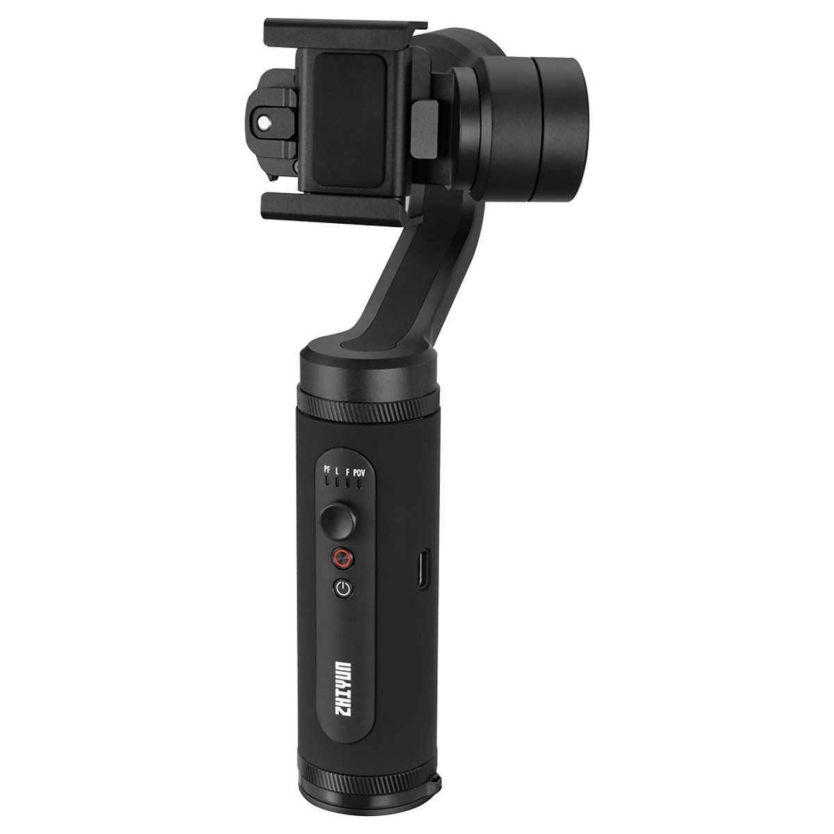 Tay cầm chống rung Gimbal Zhiyun Smooth Q2 dùng cho điện thoại, Gopro, chống rung 3 trục, chiều cao chỉ 20.4cm, thiết kế kim loại tải được smartphone lớn, chịu tải tới 260g - Hàng chính hãng