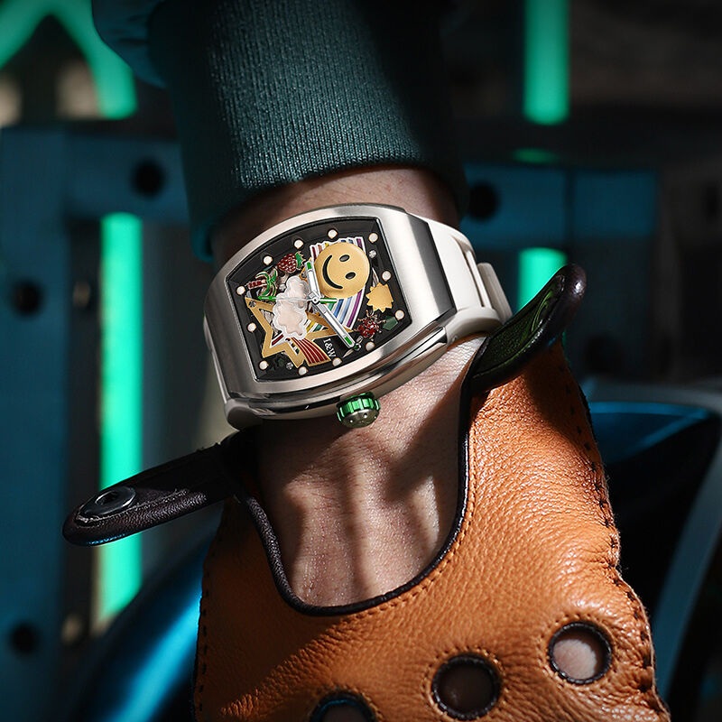 Đồng hồ nam chính hãng IW Carnival Sport IW757G-9,kính sapphire,chống xước,chống nước 50m,Bh 24 tháng,máy cơ (automatic