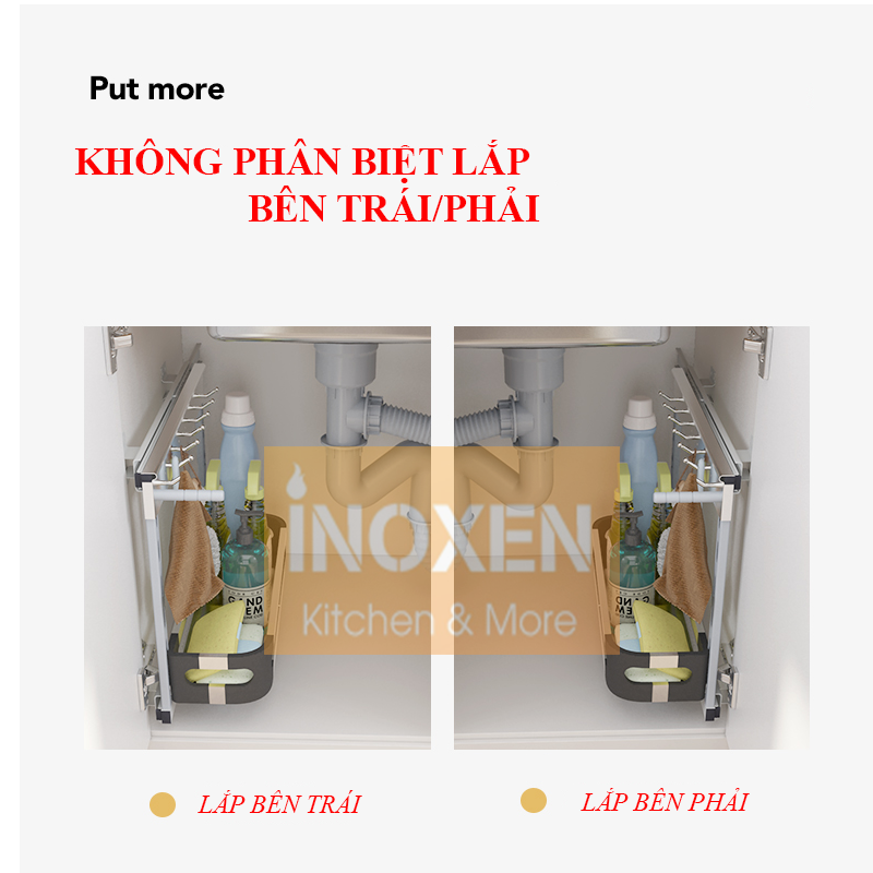 Kệ đựng chất tẩy rửa nhà bếp TRH250 - INOXEN