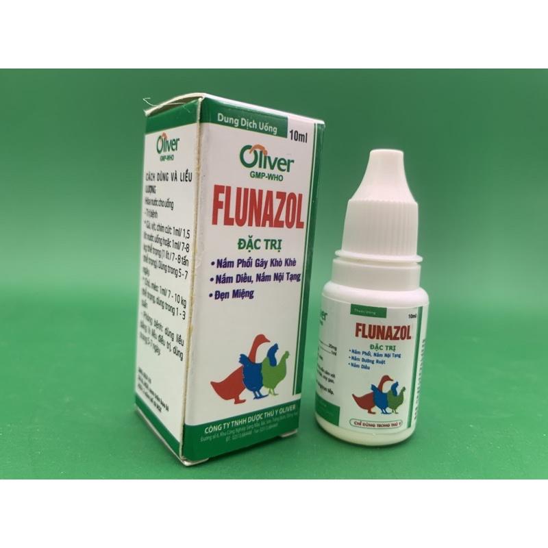 10ml FLUNAZOL - nấm diều, nấm phổi, nấm đường ruột - dùng tốt cho gà, vịt, chim cút, chó, mèo