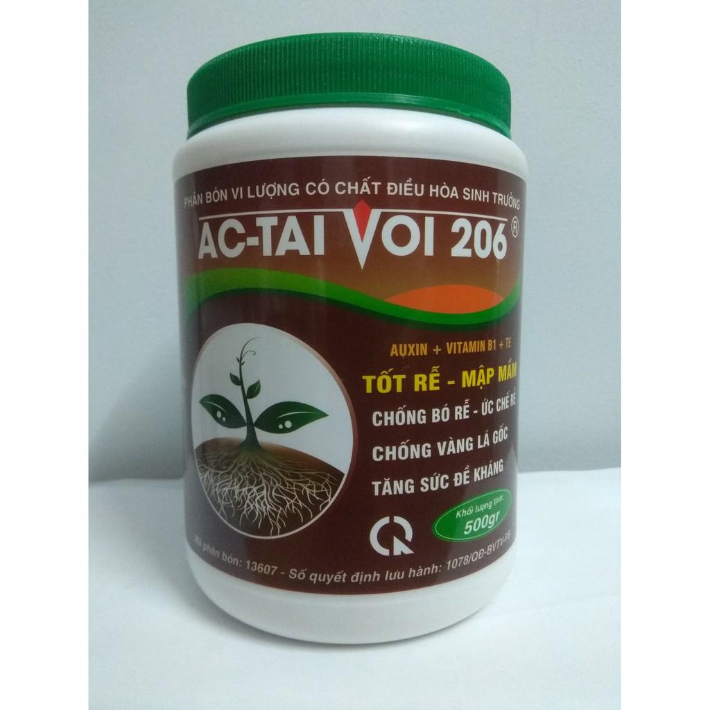 Phân bón vi lượng AC-TAI VOI 206 có chất điều hòa sinh trưởng - Chai 500 gram
