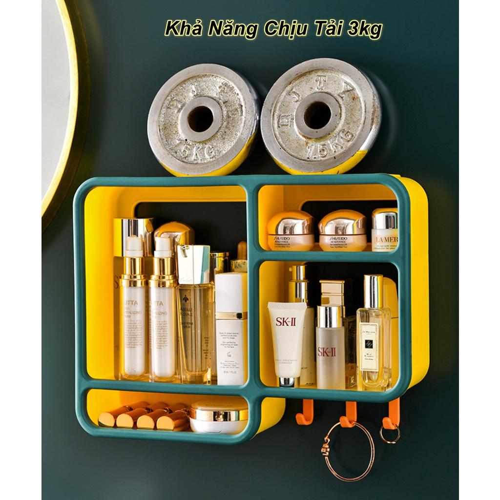 Bộ Kệ Mỹ Phẩm Beauty-In-White Dán Tường PP Super Holder - Home and Garden