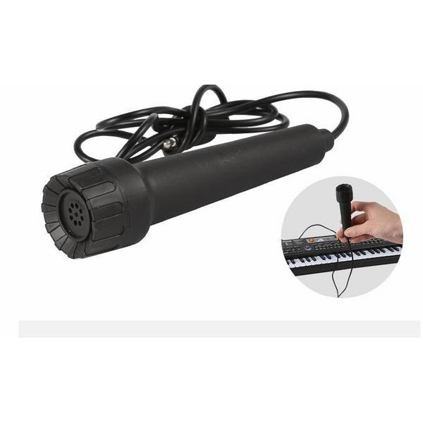 Đàn Piano 61 Phím, Kèm Mic Hát, Quà Tặng Cho Bé Vui Chơi Phát Triển Trí Tuệ
