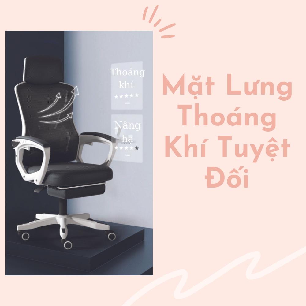 Ghế xoay văn phòng lưới tựa lưng công thái học -premium 02