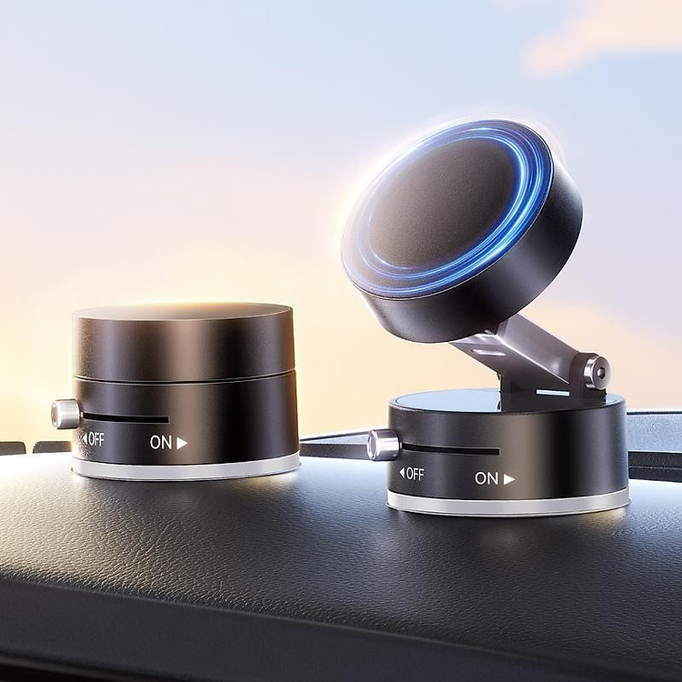 Giá Đỡ Điện Thoại Hút Từ Tính Chân Không Gấp Gọn 360, Mang Đi Tập GYM, Nấu Cơm, Dã Ngoại... Hàng Nhập Khẩu