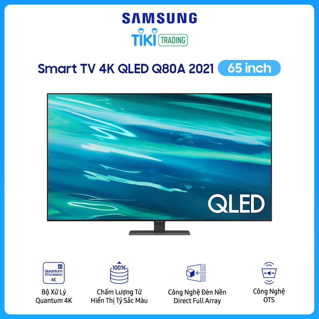 Smart Tivi QLED Samsung 4K 65 inch QA65Q80A