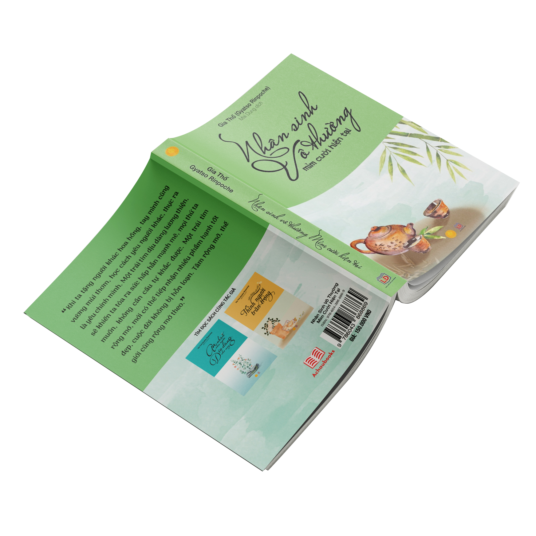 SÁCH NHÂN SINH VÔ THƯỜNG, MỈM CƯỜI HIỆN TẠI - GIA THỐ - SÁCH TÔN GIÁO TÂM LINH - HIỆU SÁCH GENBOOKS, BÌA MỀM, IN MÀU