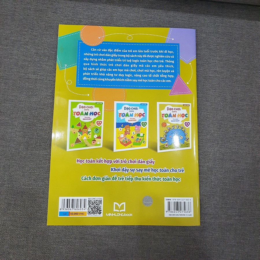 Sách - Dạo Chơi Cùng Toán Học - Trò Chơi Dán Giấy