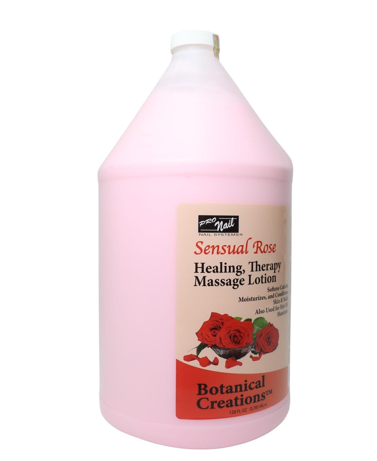 Dưỡng thể Pronail Botanical Creations Healing Therapy Massage Lotion mùi Hoa Hồng 3785 ml