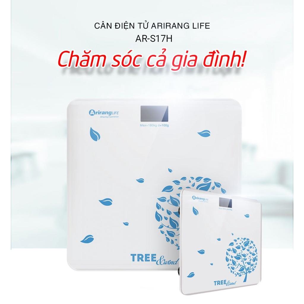 Cân điện tử sức khỏe - Cân điện tử gia đình ARIRANGLIFE AR-S17H mini tiện lợi, bền đẹp, độ chính xác cao