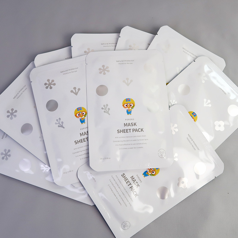 Hộp 10 mặt nạ dưỡng ẩm cho trẻ em 3-12 tuổi Pororo Mask Sheet Pack Hàn Quốc