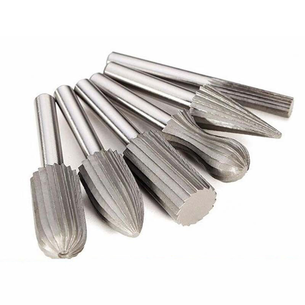 Mũi mài khắc phay roa gỗ nhựa thép HSS cốt 6mm đầu 12mm