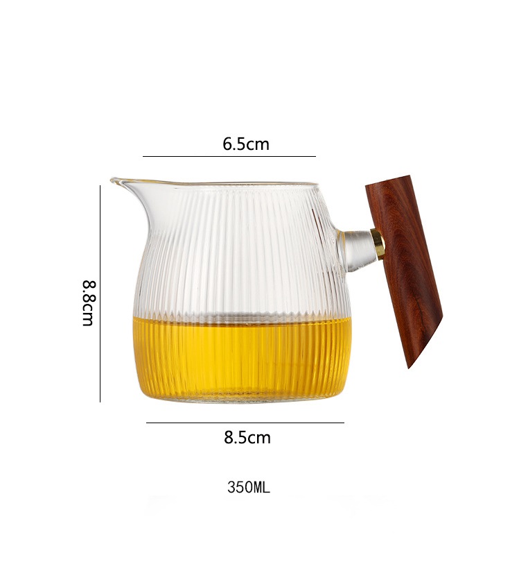 Tống chuyên trà bằng thủy tinh chịu nhiệt Borosilicate cao cấp dung tích 350 ml