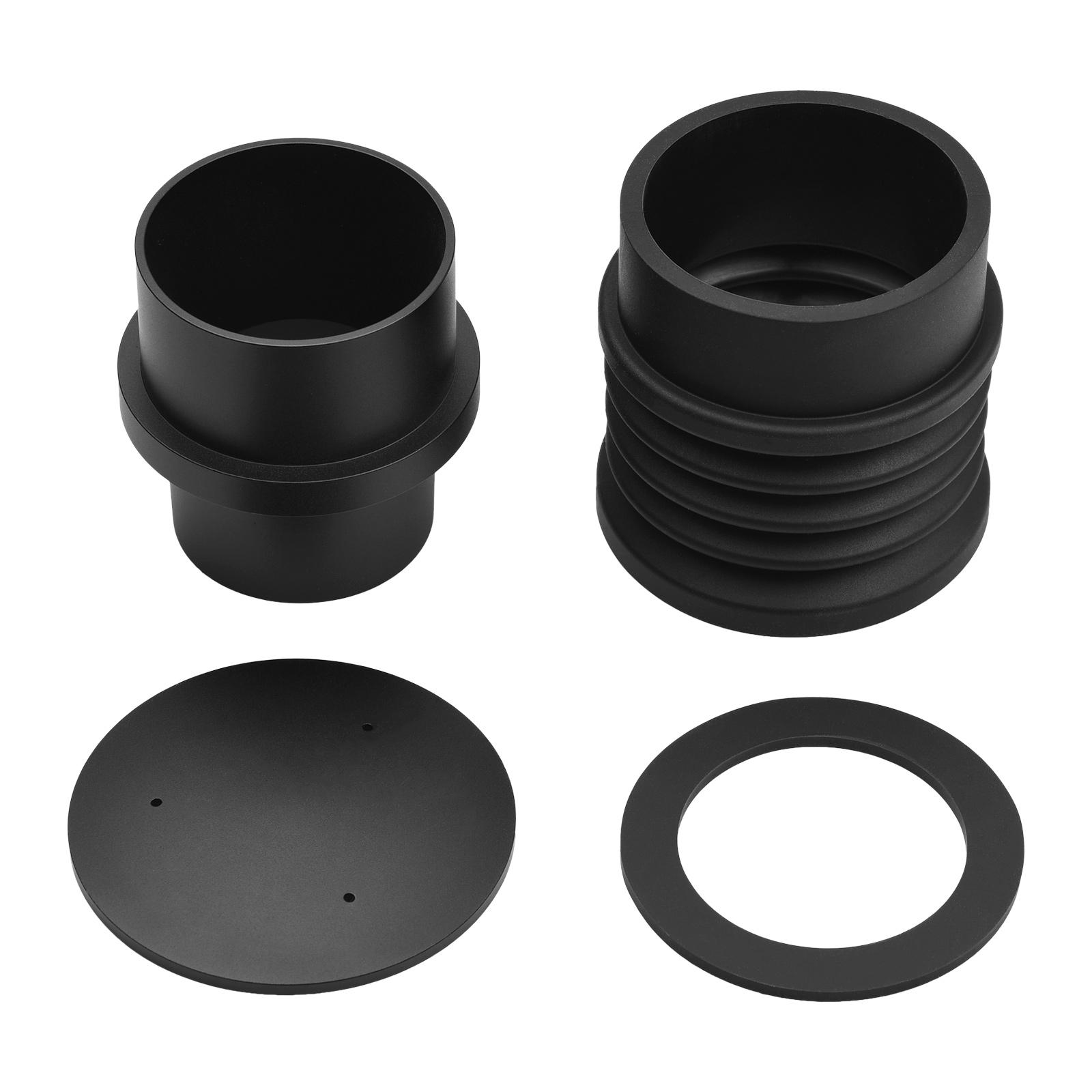 Aluminum Alloy Single Dose Hopper with Silicone Bellow Coffee Grinder Accessories Replace for MAZZER mini Coffee Grinder