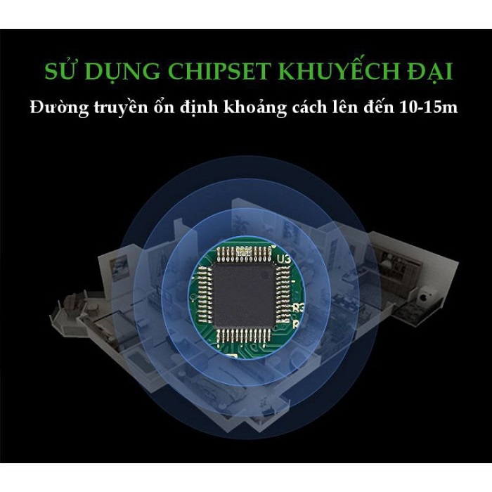 Cáp máy in USB 10m,15m chính hãng Ugreen  có IC khuếch đại hàng chính hãng