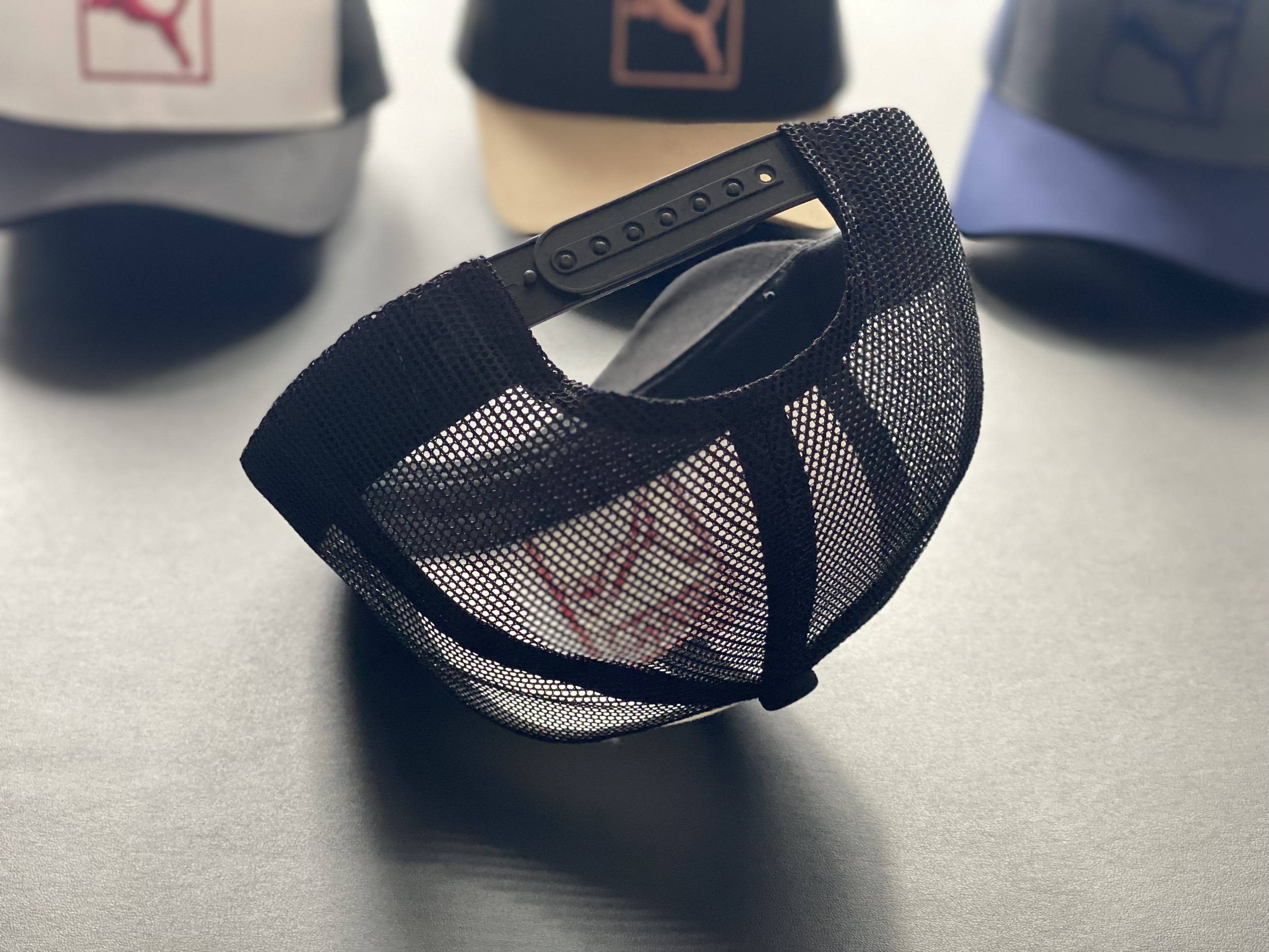 Nón kết, mũ lưỡi trai Pu.ma báo đen vải kaki phối lưới form chuẩn thời trang cao cấp