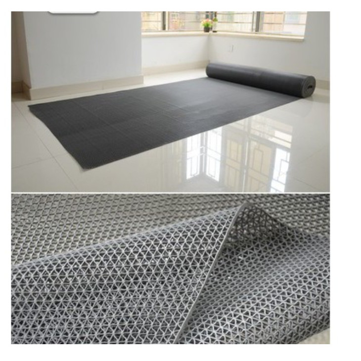 Thảm nhựa chống trơn trượt khổ 1m2 màu xám sử dụng lót sàn xe, khu vực dầu mỡ, dễ trơn trượt, hồ bơi, toilet, sân ướt  DANH MỤC