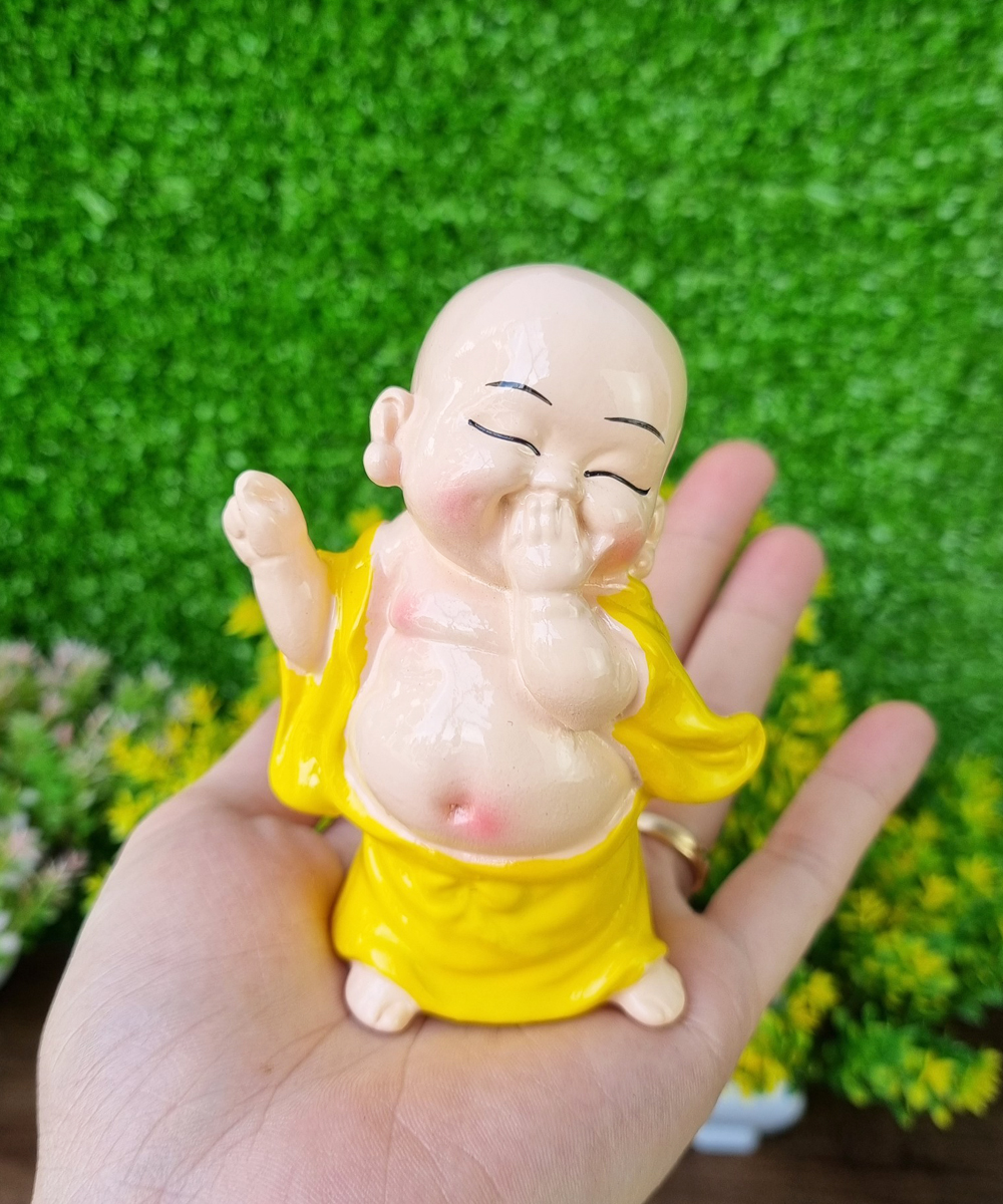 03 mẫu chú tiểu hoan hỉ màu áo vàng sinh động
