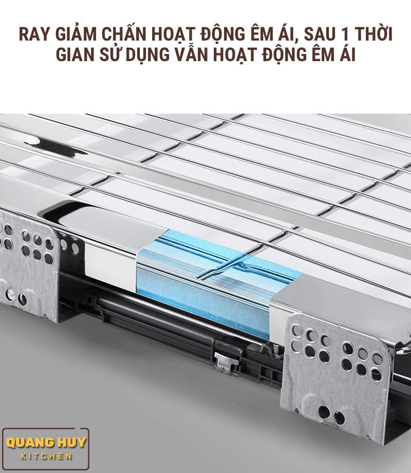 Giá xoong nồi inox 304 nan dẹt cho tủ bếp bảo hành vĩnh viễn han gỉ