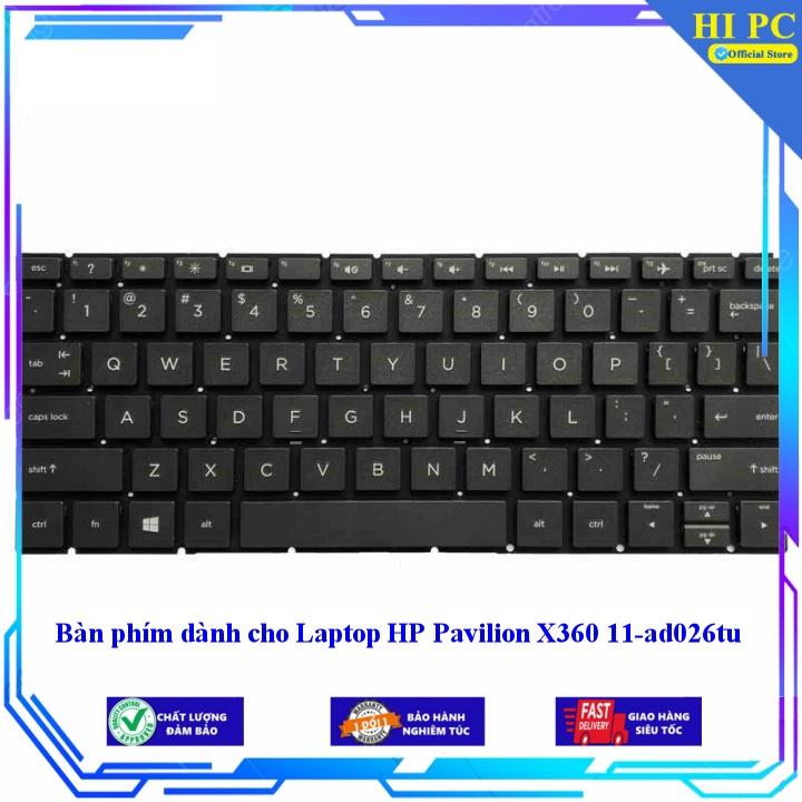 Bàn phím dành cho Laptop HP Pavilion X360 11-ad026tu - Phím Zin - Hàng Nhập Khẩu