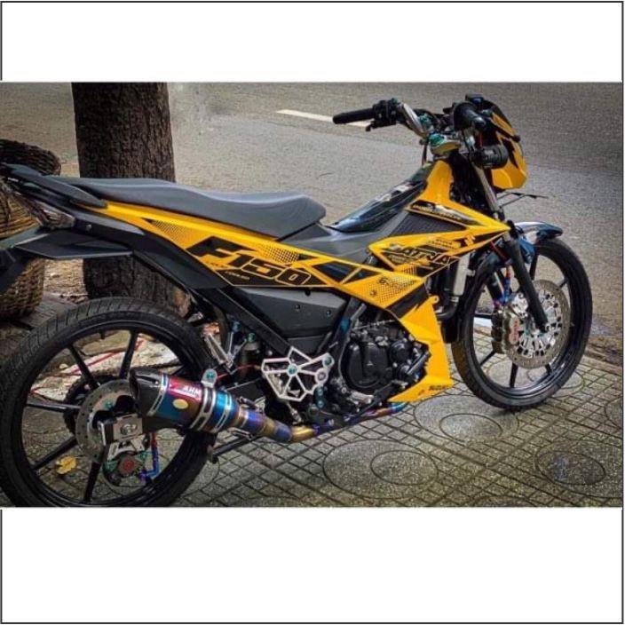 Tem Rời Satria Vàng đen