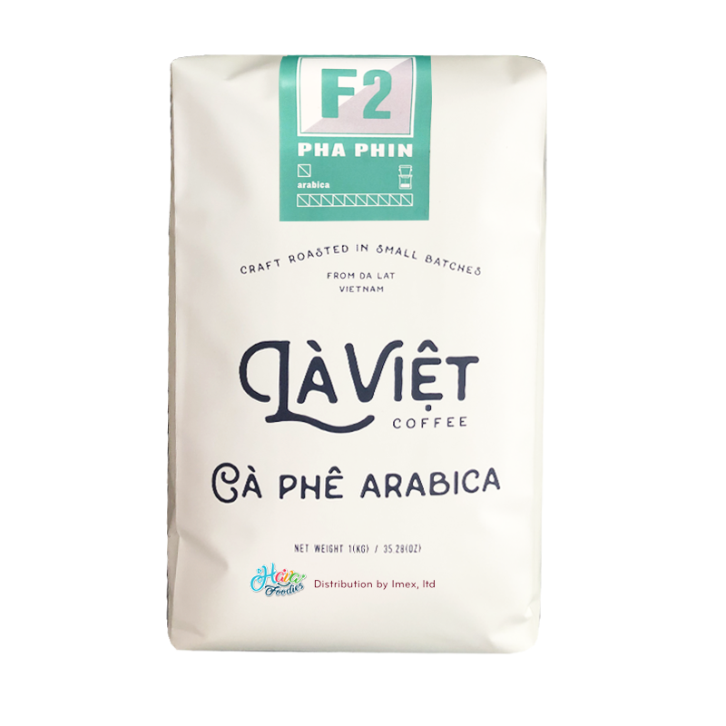 Cà phê rang Arabica 100% chuyên dụng pha phin hiệu Là Việt 1000gr