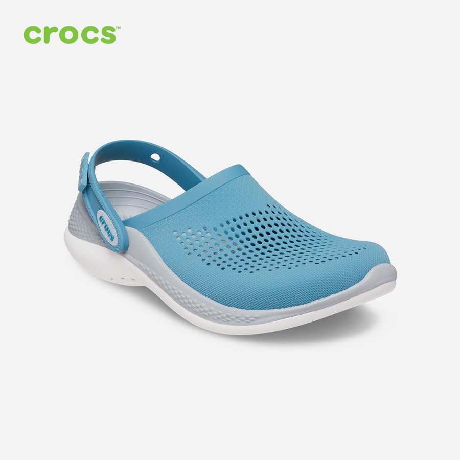 Giày lười unisex Crocs FW LiteRide 360 Clog U Blue Steel/Microchip - 206708-4LC