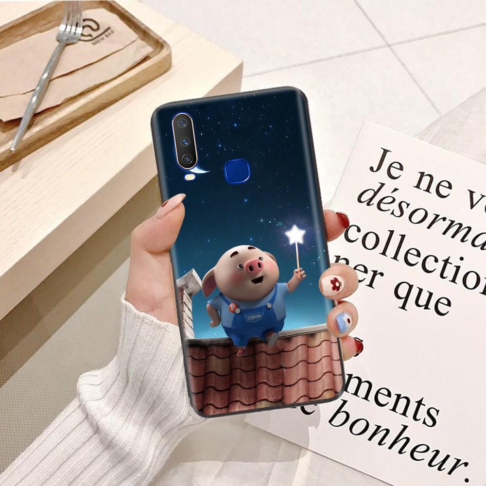 Ốp lưng dành cho ViVo V11 Viền dẻo TPU hình Heo Con Dễ Thương