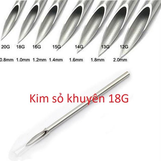 Kim sỏ khuyên 18G /10c( hành có sẵn)