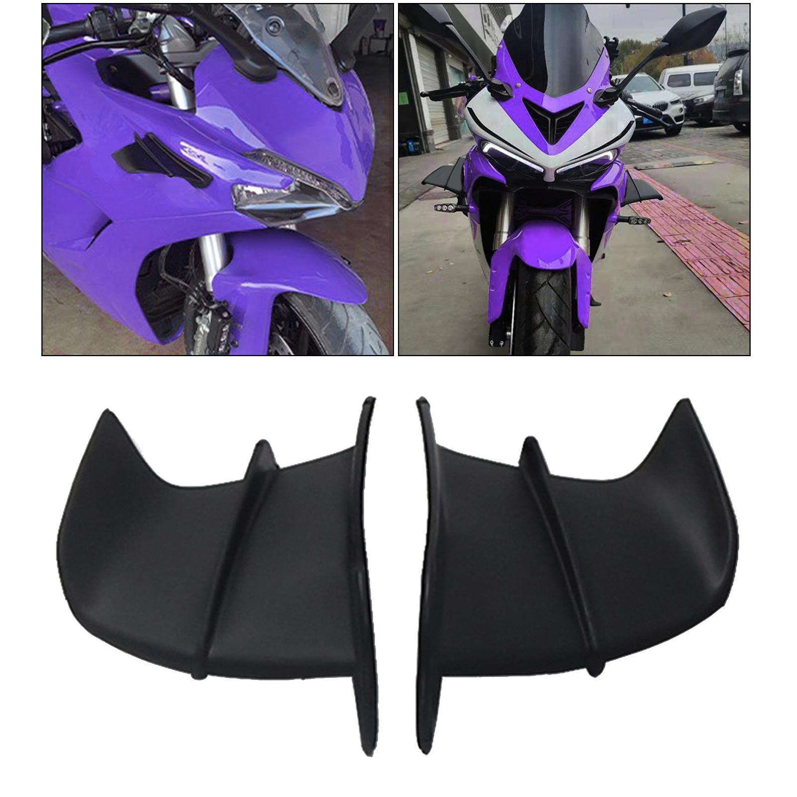 2 Piece Motorcycle Wing Glued Aerodynamic Wing Kit for Yamaha BWS GP