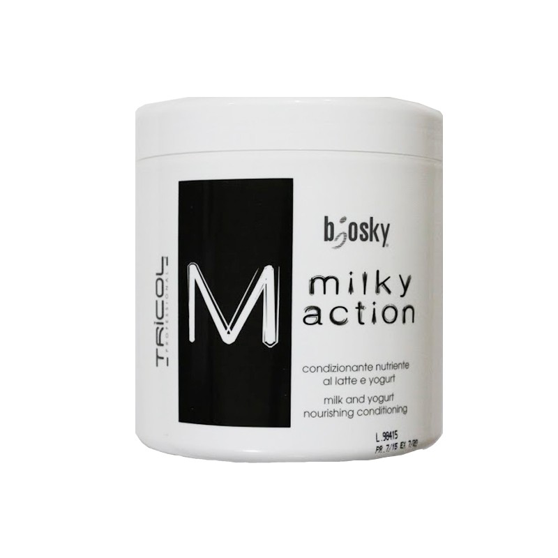 Dầu hấp dưỡng ẩm phục hồi hương sữa gạo giúp tóc suôn mượt Tricol Biosky Milky Action Mask 1000ml